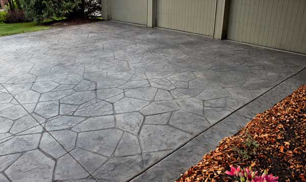 STAINED & STAMPED CONCRETE